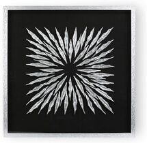 Online Designer Combined Living/Dining WAF 24" x24 X1 3/5" Modern Wall Decoration 3D Shadow Box, Handmade Art