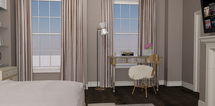 Online Designer Bedroom 3D Model