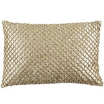 Online Designer Living Room Metallic Beads Lumbar Pillow