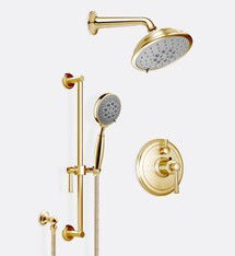 Online Designer Bathroom Miramar Lever Handle Thermostatic Shower Set With Handshower