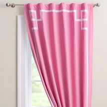 Online Designer Bedroom Emma Ribbon Trim Blackout Drape