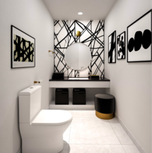 Online Designer Bathroom 3D Model