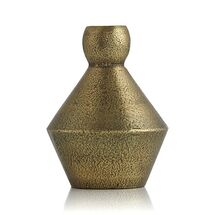 Online Designer Living Room Denby Small Antique Brass Taper Candle Holder