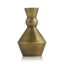 Online Designer Living Room Denby Medium Antique Brass Taper Candle Holder