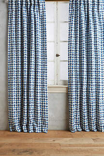 Online Designer Living Room Arima Geometric Curtain