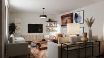 Online Designer Living Room 3D Model