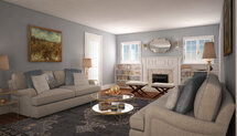 Online Designer Living Room 3D Model