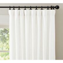 Online Designer Bedroom Emery Linen/Cotton Rod Pocket Blackout Curtain