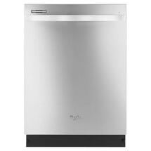 Online Designer Kitchen Whirlpool Gold Series Top Control Dishwasher in Monochromatic Stainless Steel with Silverware Spray