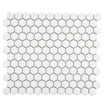 Online Designer Kitchen Merola Tile metro hex glossy white