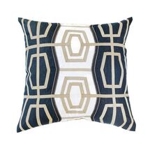 Online Designer Living Room Rantan Navy Medium Cushion