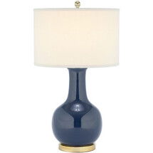 Online Designer Living Room Sunbright 27.5" H Table Lamp with Drum Shade 