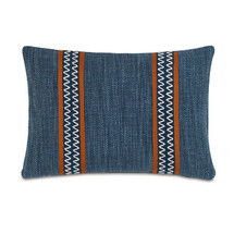 Online Designer Bedroom Indira Gilmer Indigo Lumbar Pillow