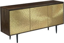 Online Designer Living Room Eleni Brass Sideboard