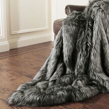 Online Designer Living Room Silver Fox Throw