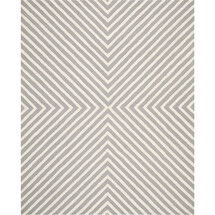 Online Designer Living Room Paloma Silver & Ivory Area Rug