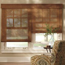 Online Designer Bedroom WOVEN WOOD SHADES - small window