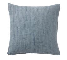 Online Designer Living Room Stonewash Herringbone Pillow Cover, 22", Blue