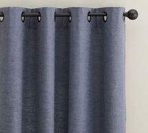 Online Designer Living Room Emery Linen/Cotton Grommet Drape