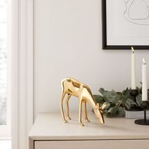 Online Designer Living Room Brass Reindeer Objects