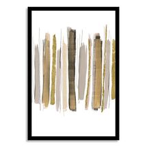 Online Designer Studio Framed Print - Paintstroke Stripes