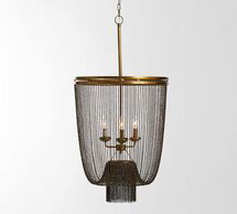 Online Designer Hallway/Entry ATHERTON CHAINMAIL CHANDELIER