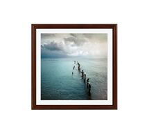 Online Designer Bedroom Coastal Framed Print by Cindy Tailor