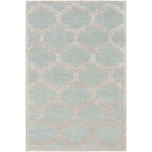 Online Designer Bedroom Arise Hadley Hand-Tufted Light Blue Area Rug by Artistic Weavers