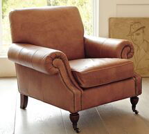 Online Designer Living Room BROOKLYN LEATHER ARMCHAIR