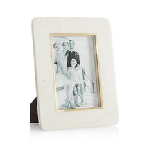 Online Designer Other 5"x7" White Marble Picture Frame