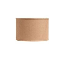 Online Designer Living Room BURLAP STRAIGHT-SIDED DRUM LAMP SHADE