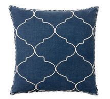 Online Designer Living Room TILE EMBROIDERED PILLOW COVER