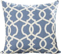 Online Designer Bedroom Brennan Damask Throw Pillow