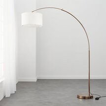Online Designer Combined Living/Dining big dipper arc brass floor lamp