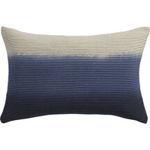 Online Designer Living Room Blue Azure 18"x12" Pillow with feather-down insert