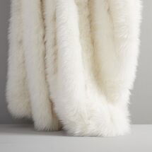 Online Designer Combined Living/Dining Faux Fur Throw