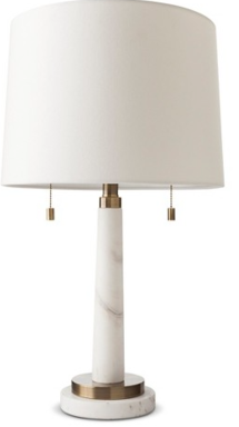 Online Designer Combined Living/Dining Franklin Table Lamp - Marble -Threshold™