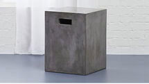 Online Designer Living Room cement grey side table