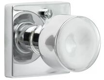 Online Designer Bathroom BG102 SQ 26 Bergen Privacy Door Knob with Square Rosette