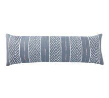 Online Designer Other Sunbrella® Quentin Woven Striped Indoor/Outdoor Pillow, 11" x 32", Blue Mult