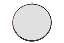 Online Designer Bedroom 36" Basic Loop Ring Mirror, Bronze
