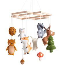 Online Designer Nursery Woodland Animal Mobile