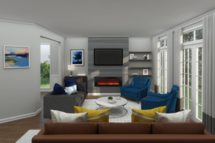 Online Designer Living Room 3D Model