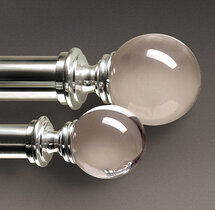 Online Designer Living Room CUSTOM ESTATE CRYSTAL BALL FINIALS