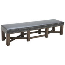 Online Designer Dining Room leather bench