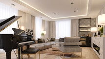 Online Designer Living Room 3D Model