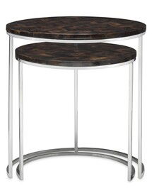 Online Designer Living Room Antigua Pen Shell Nesting Tables