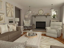 Online Designer Living Room 3D Model