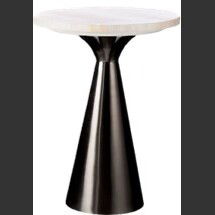 Online Designer Combined Living/Dining NINA LARGE ROSE QUARTZ SIDE TABLE