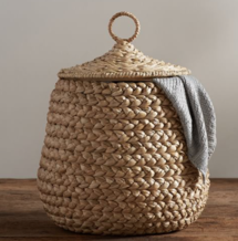 Online Designer Living Room BEACHCOMBER LIDDED TULIP BASKET